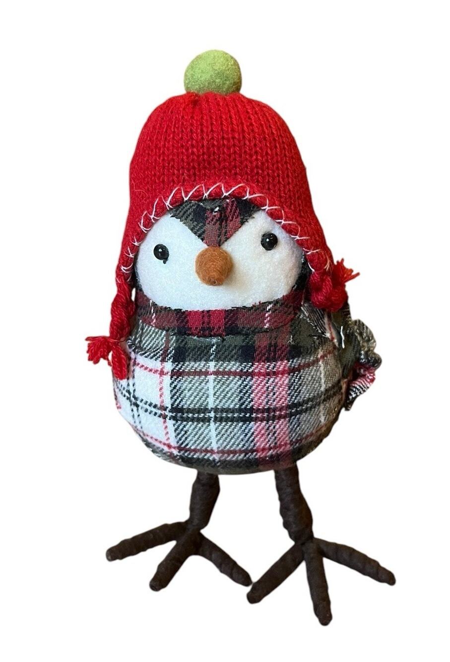 Target Spritz Bird Winter Wondershop Featherly Friends Plaid Red Hat 2014